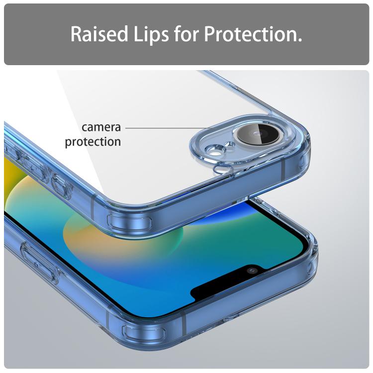 For iPhone 17e / 16e PC Hybrid TPU Airbag Shockproof Phone Case