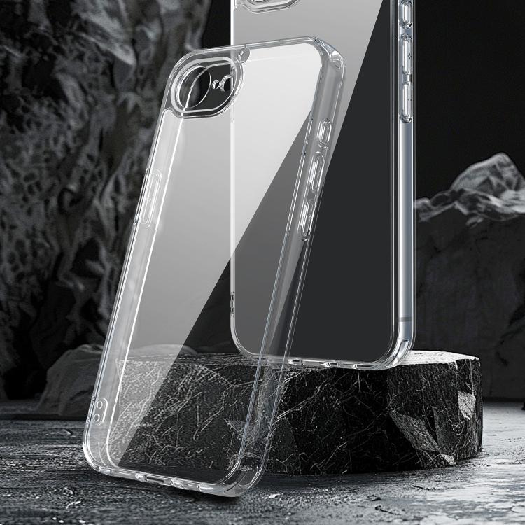 For iPhone 17e / 16e PC Hybrid TPU Airbag Shockproof Phone Case