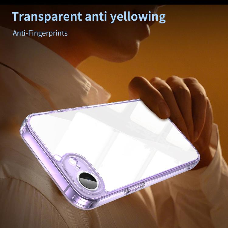 For iPhone 17e / 16e PC Hybrid TPU Airbag Shockproof Phone Case