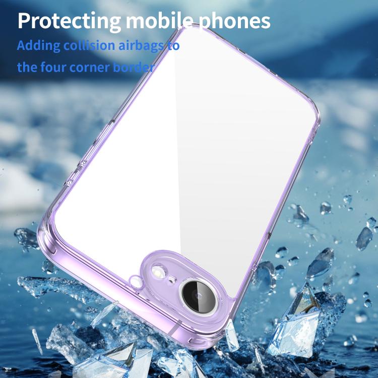 For iPhone 17e / 16e PC Hybrid TPU Airbag Shockproof Phone Case