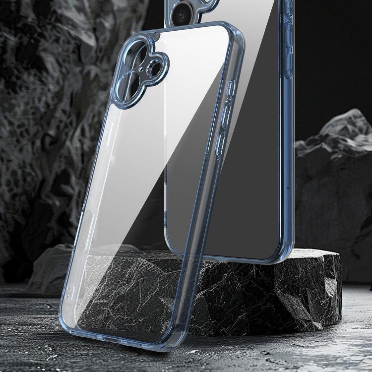 For iPhone 16 Plus PC Hybrid TPU Airbag Shockproof Phone Case