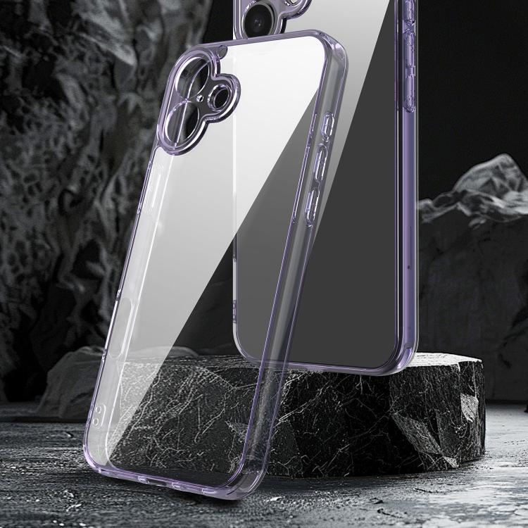 For iPhone 16 Plus PC Hybrid TPU Airbag Shockproof Phone Case