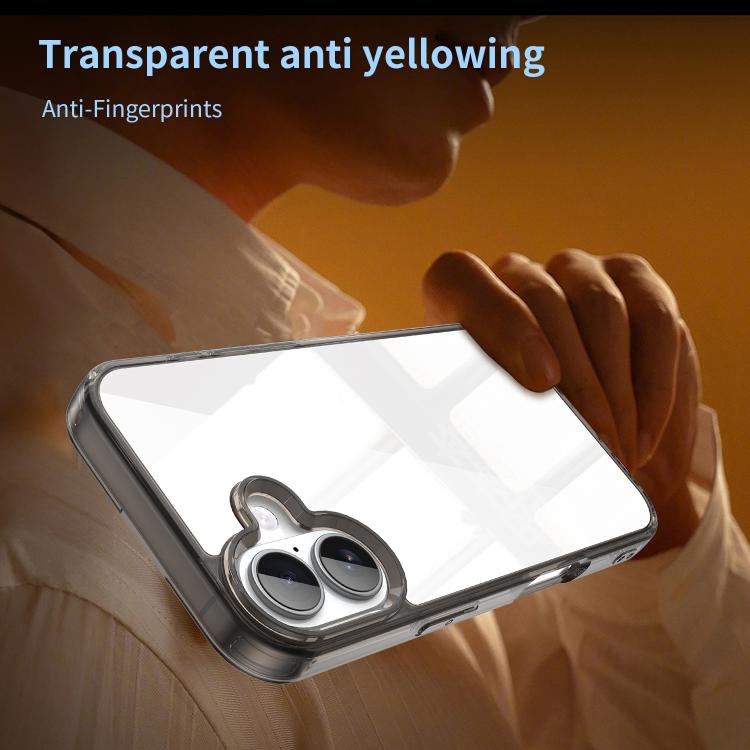 For iPhone 16 PC Hybrid TPU Airbag Shockproof Phone Case