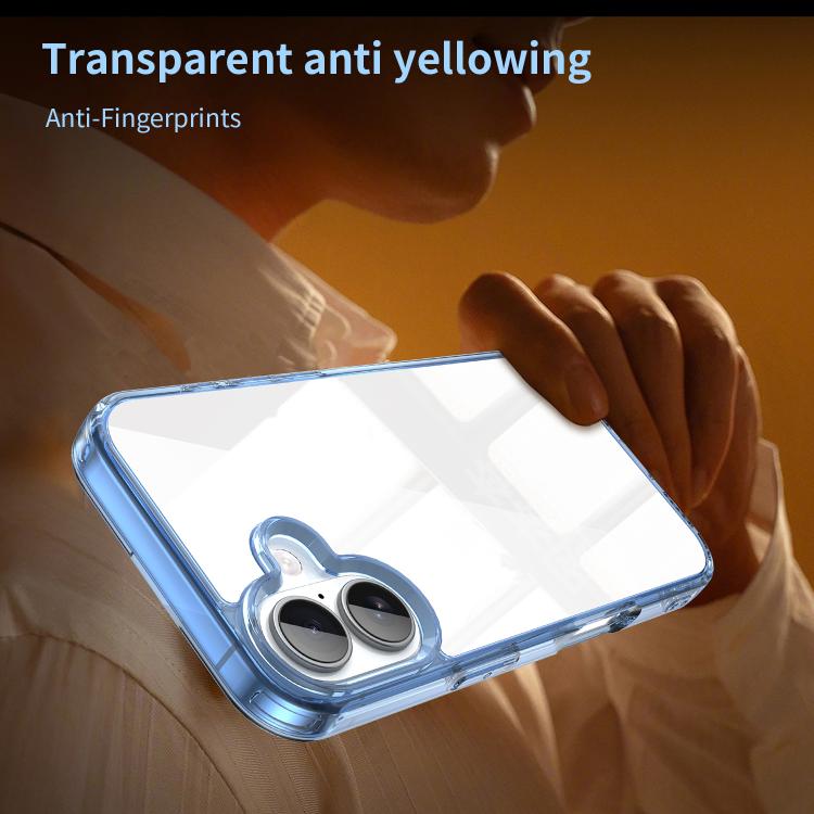 For iPhone 16 PC Hybrid TPU Airbag Shockproof Phone Case