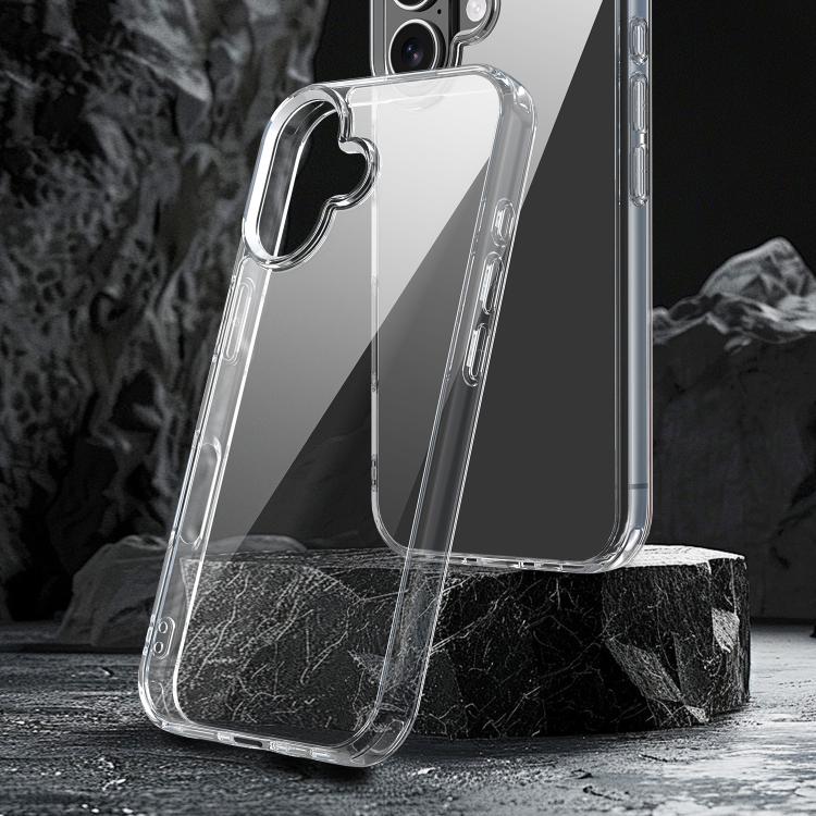 For iPhone 16 PC Hybrid TPU Airbag Shockproof Phone Case