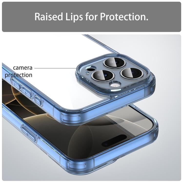 For iPhone 15 Pro Max PC Hybrid TPU Airbag Shockproof Phone Case