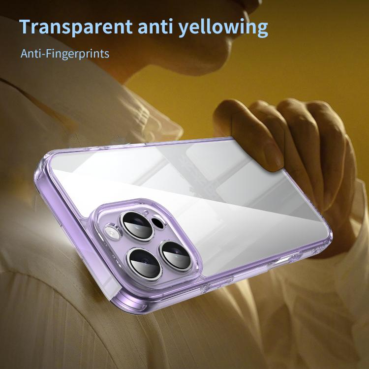 For iPhone 15 Pro Max PC Hybrid TPU Airbag Shockproof Phone Case