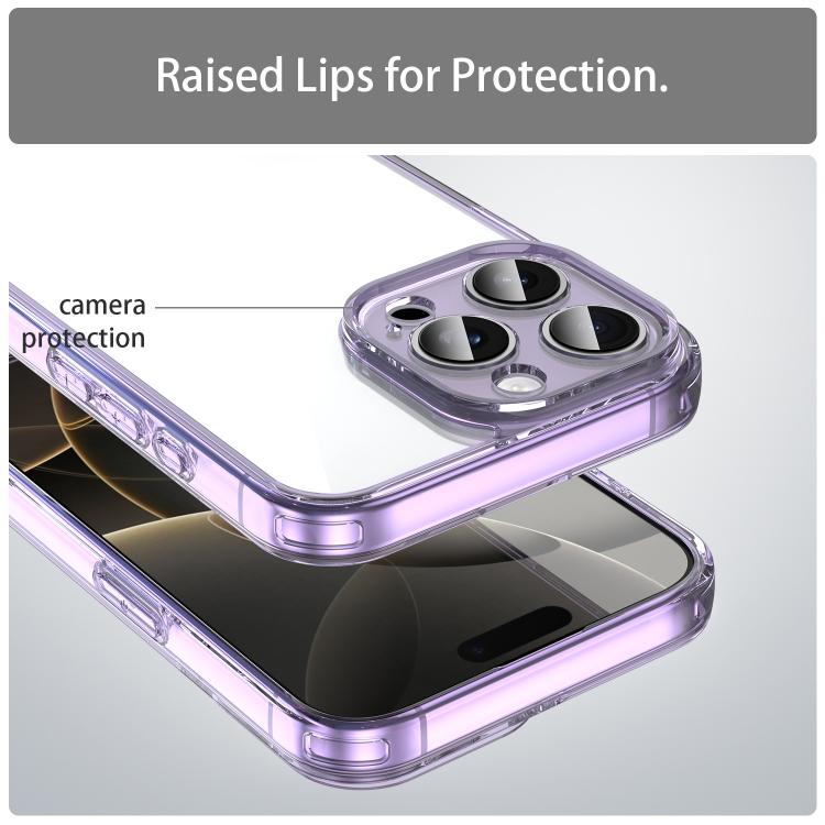 For iPhone 15 Pro Max PC Hybrid TPU Airbag Shockproof Phone Case