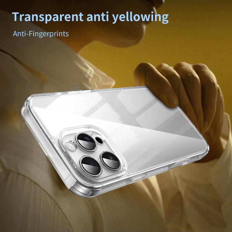 For iPhone 15 Plus PC Hybrid TPU Airbag Shockproof Phone Case