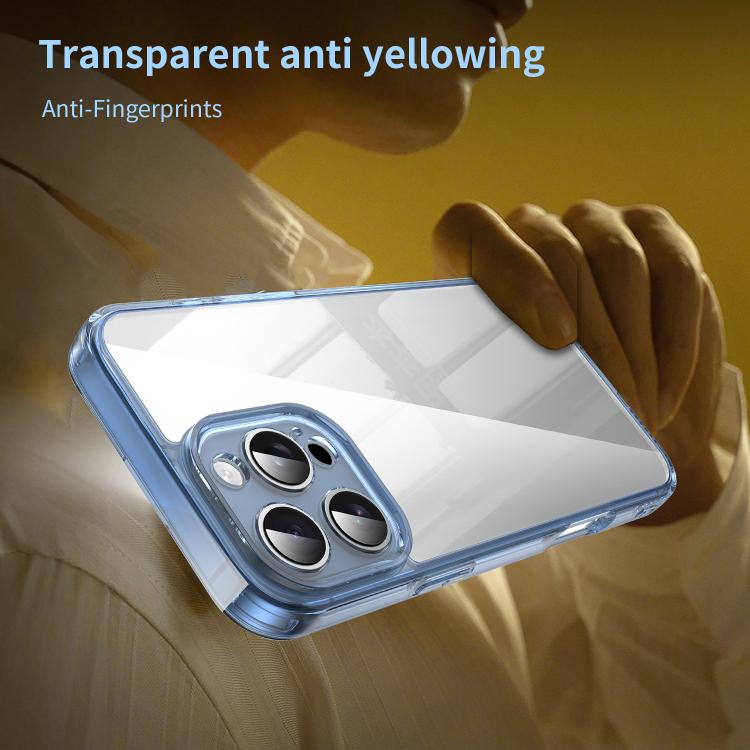 For iPhone 14 Plus PC Hybrid TPU Airbag Shockproof Phone Case