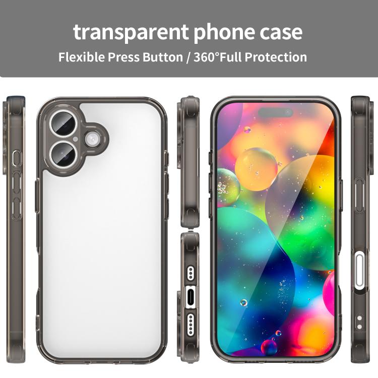 For iPhone 17 PC Hybrid TPU Airbag Shockproof Phone Case