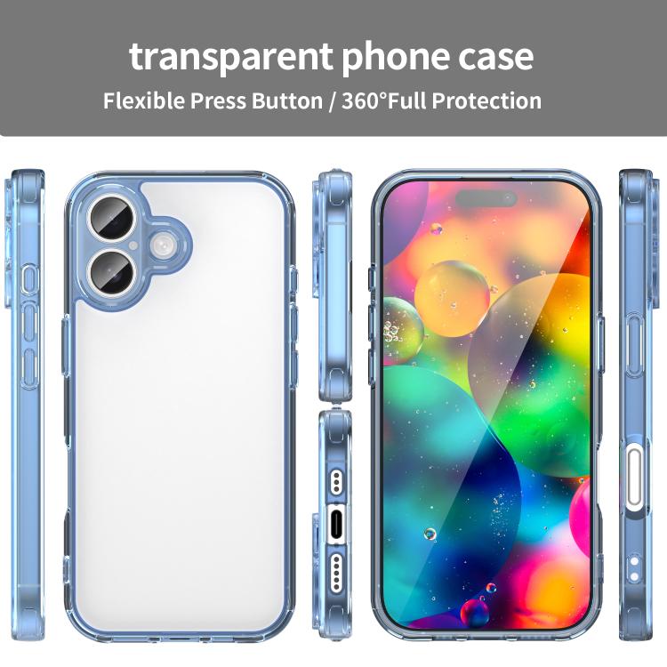 For iPhone 17 PC Hybrid TPU Airbag Shockproof Phone Case