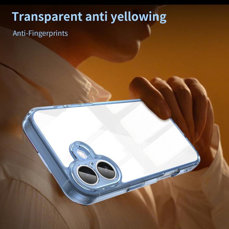For iPhone 17 PC Hybrid TPU Airbag Shockproof Phone Case