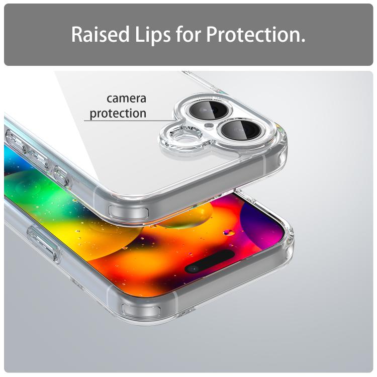 For iPhone 17 PC Hybrid TPU Airbag Shockproof Phone Case