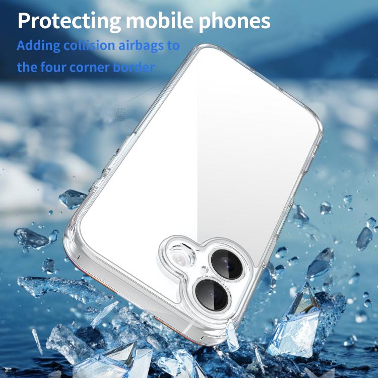 For iPhone 17 PC Hybrid TPU Airbag Shockproof Phone Case