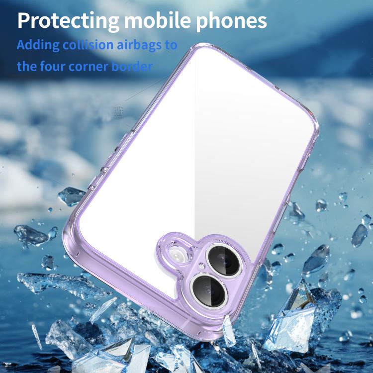 For iPhone 17 PC Hybrid TPU Airbag Shockproof Phone Case