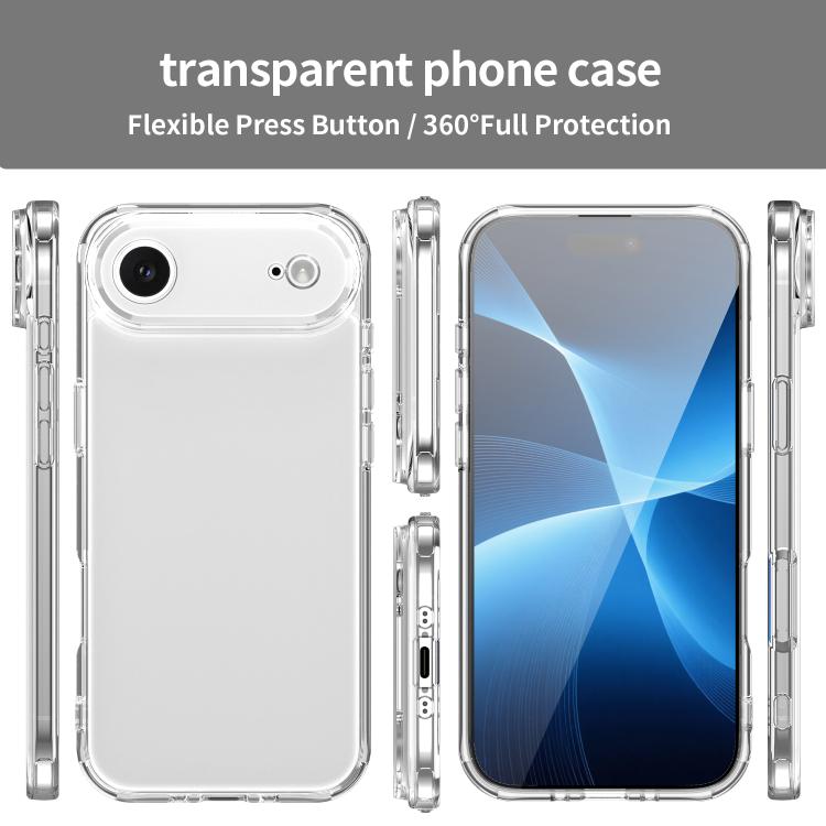For iPhone Air PC Hybrid TPU Airbag Shockproof Phone Case