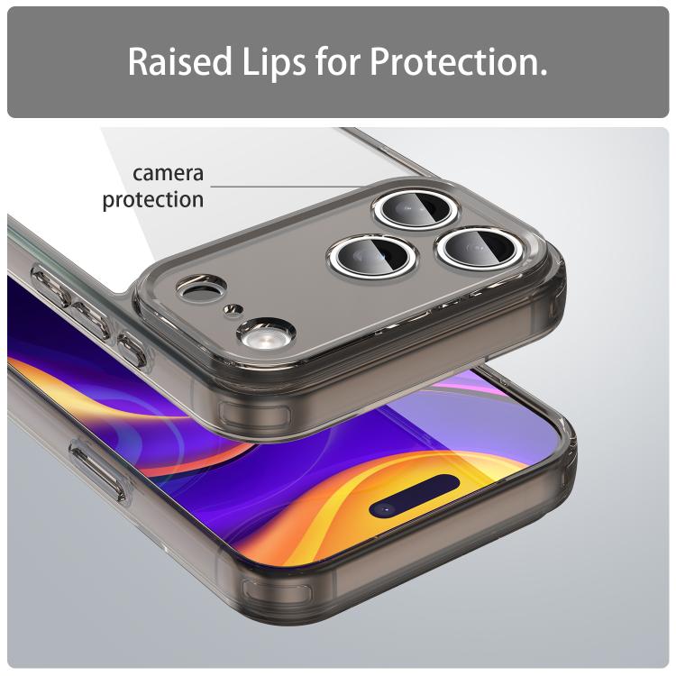 For iPhone 17 Pro Max PC Hybrid TPU Airbag Shockproof Phone Case