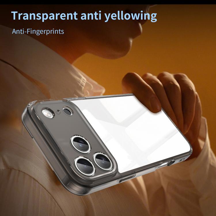 For iPhone 17 Pro Max PC Hybrid TPU Airbag Shockproof Phone Case