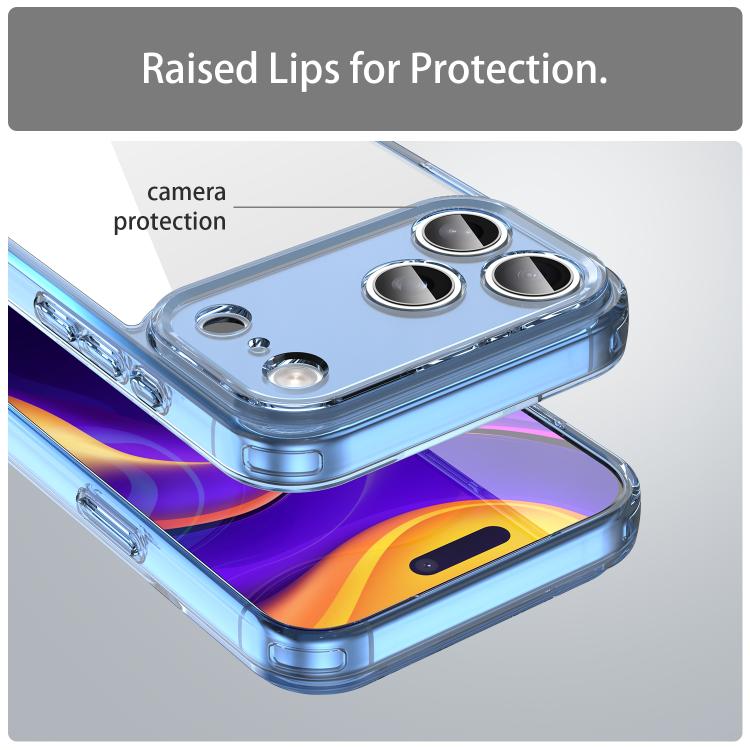 For iPhone 17 Pro Max PC Hybrid TPU Airbag Shockproof Phone Case