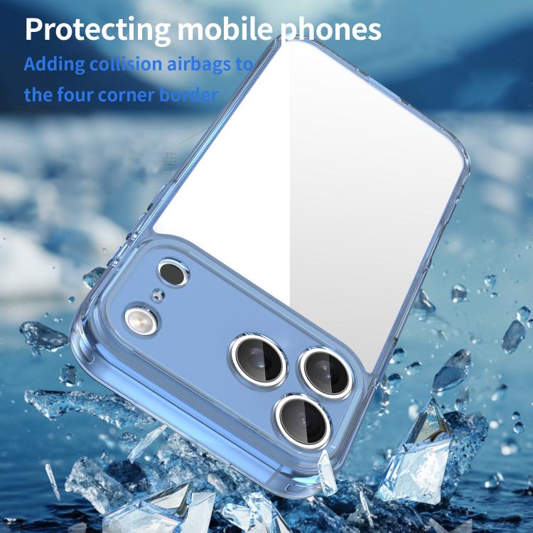 For iPhone 17 Pro Max PC Hybrid TPU Airbag Shockproof Phone Case