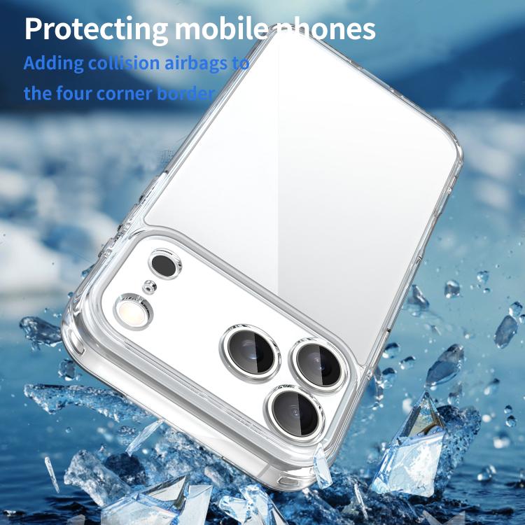 For iPhone 17 Pro Max PC Hybrid TPU Airbag Shockproof Phone Case
