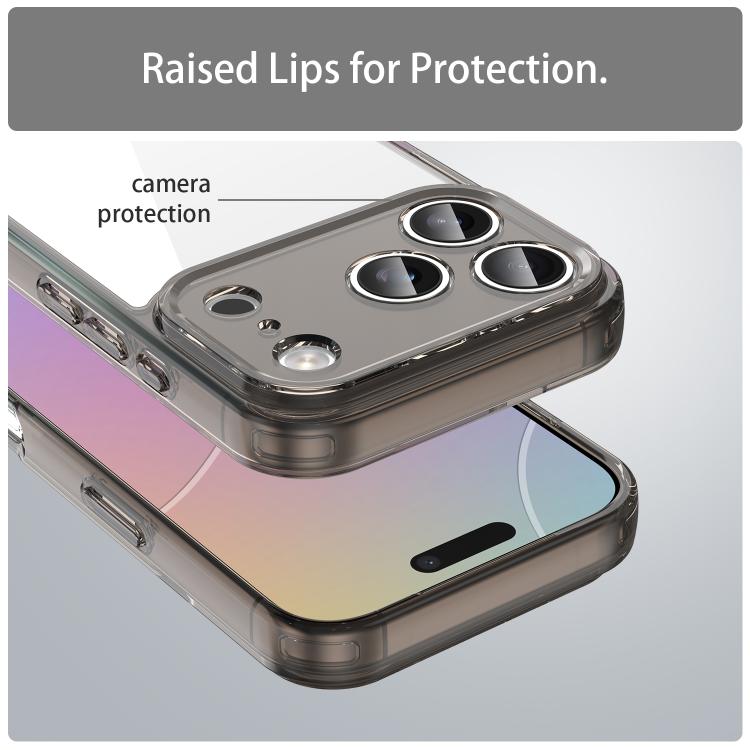 For iPhone 17 Pro PC Hybrid TPU Airbag Shockproof Phone Case