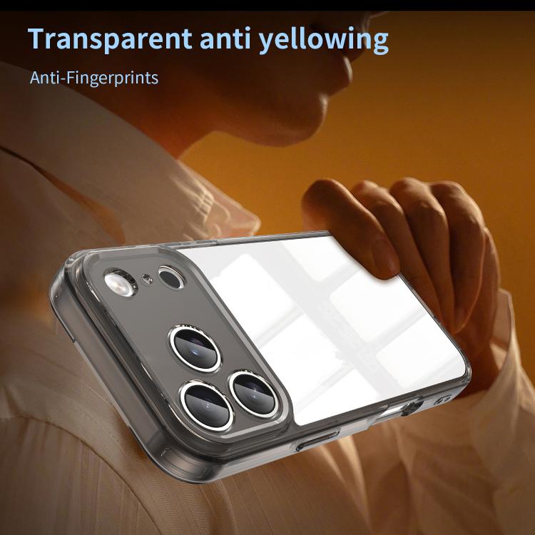 For iPhone 17 Pro PC Hybrid TPU Airbag Shockproof Phone Case