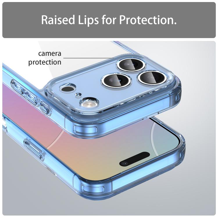 For iPhone 17 Pro PC Hybrid TPU Airbag Shockproof Phone Case