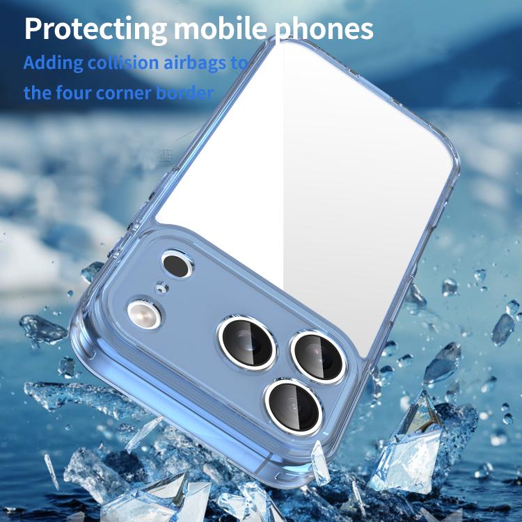 For iPhone 17 Pro PC Hybrid TPU Airbag Shockproof Phone Case