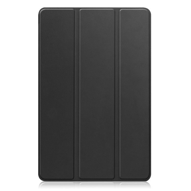 For T-Mobile REVVL Tab 5G Custer Texture 3-Fold Holder Leather Smart Tablet Case