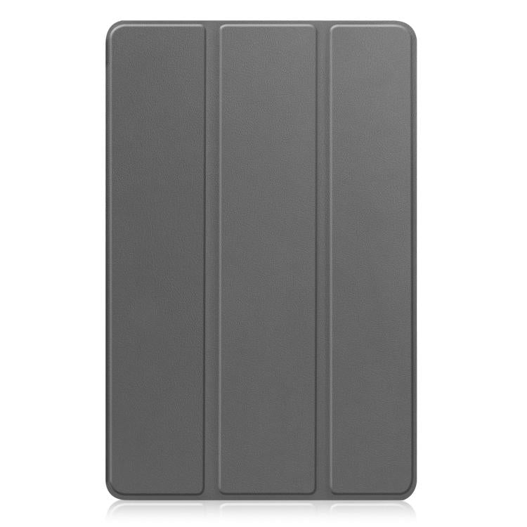 For T-Mobile REVVL Tab 5G Custer Texture 3-Fold Holder Leather Smart Tablet Case