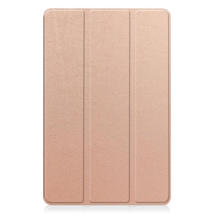 For T-Mobile REVVL Tab 5G Custer Texture 3-Fold Holder Leather Smart Tablet Case
