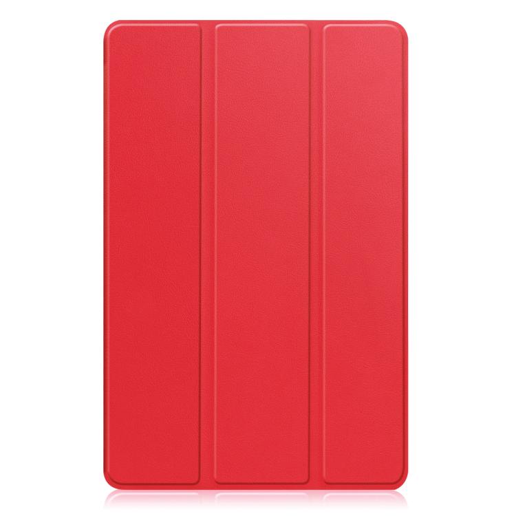 For T-Mobile REVVL Tab 5G Custer Texture 3-Fold Holder Leather Smart Tablet Case