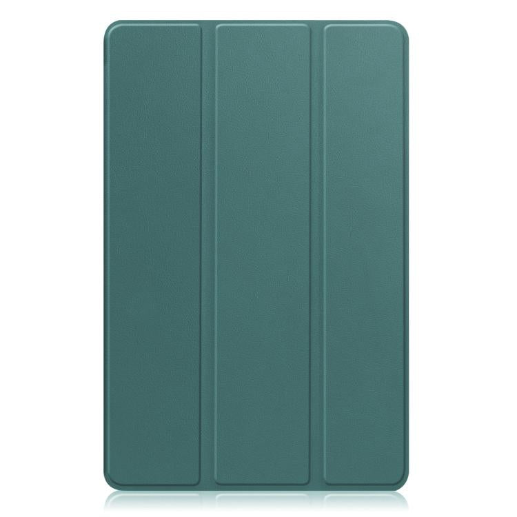 For T-Mobile REVVL Tab 5G Custer Texture 3-Fold Holder Leather Smart Tablet Case