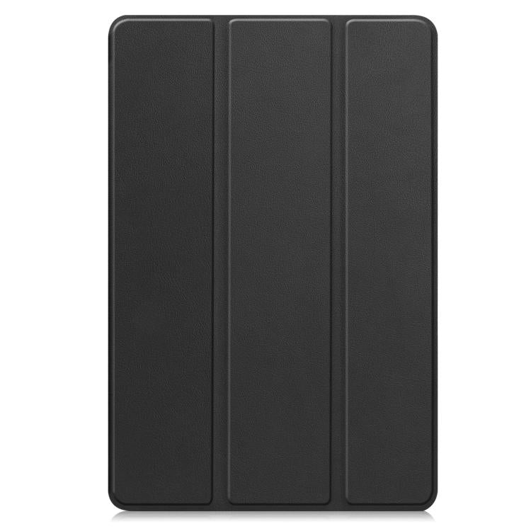 For T-Mobile REVVL Tab 2 Custer Texture 3-Fold Holder Leather Smart Tablet Case