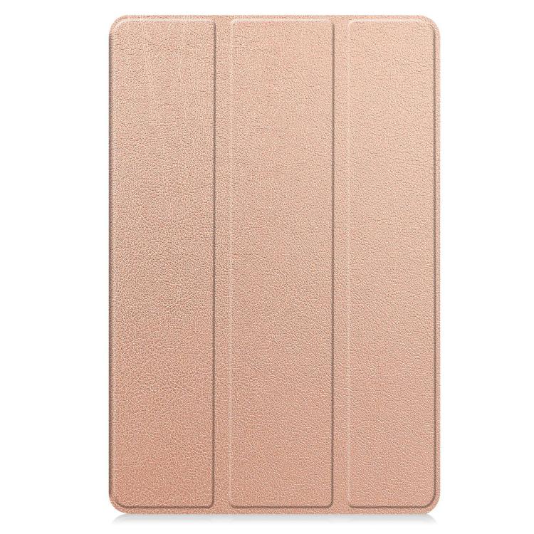 For T-Mobile REVVL Tab 2 Custer Texture 3-Fold Holder Leather Smart Tablet Case