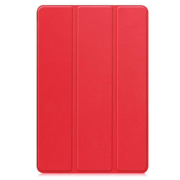 For T-Mobile REVVL Tab 2 Custer Texture 3-Fold Holder Leather Smart Tablet Case
