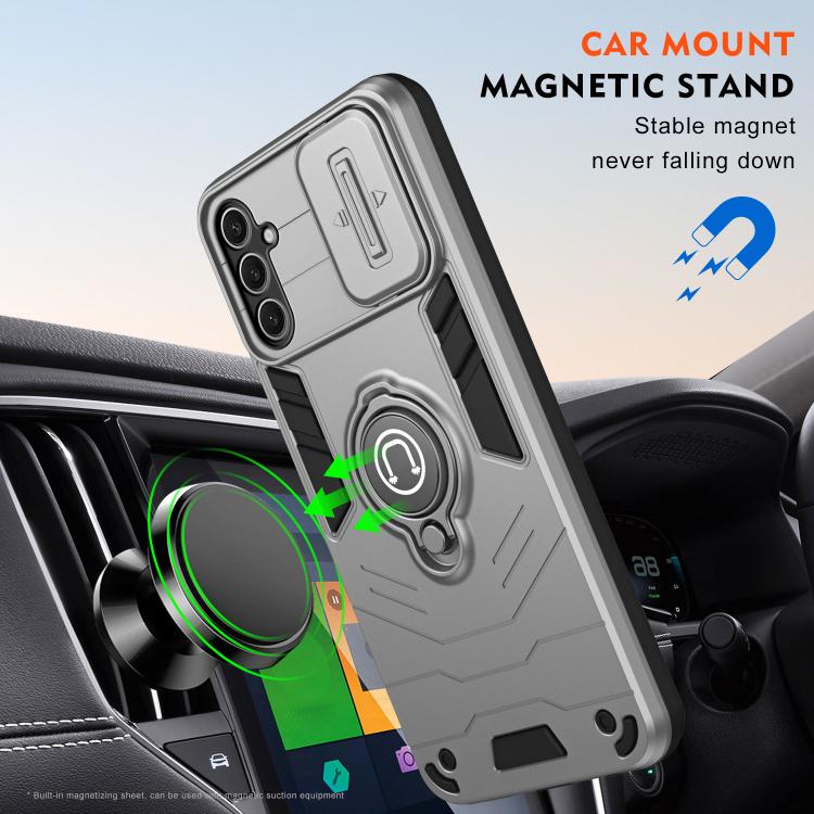 For Samsung Galaxy S25+ 5G Camshield Ring Holder Phone Case