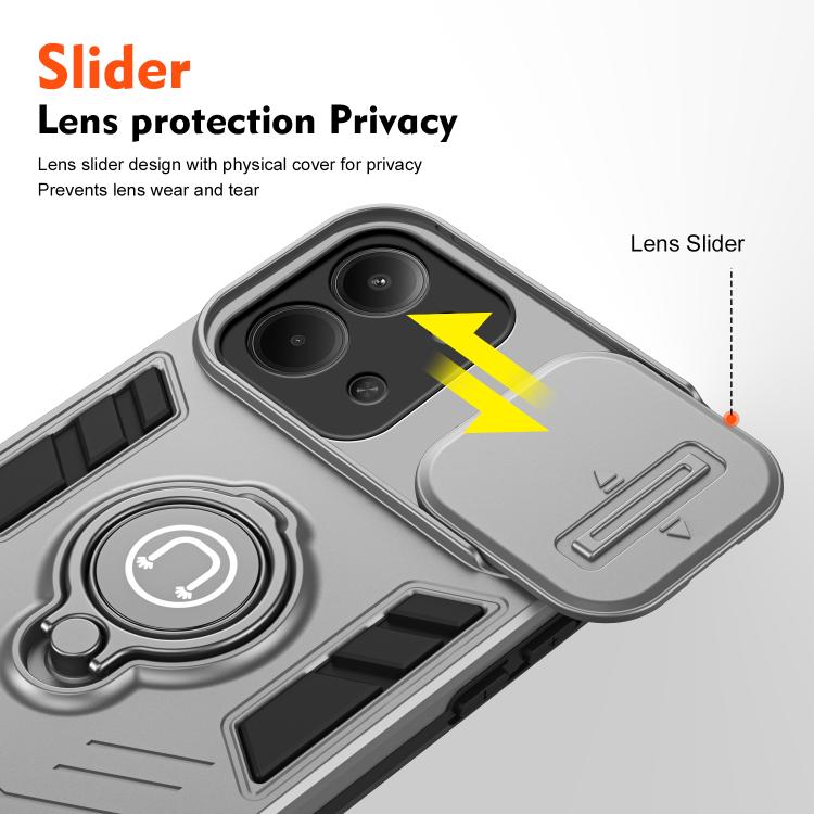 For Redmi 15C 5G / 4G Global 171mm / Poco C85 4G Camshield Ring Holder Phone Case