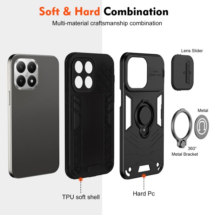 For Xiaomi 15T 5G Camshield Ring Holder Phone Case