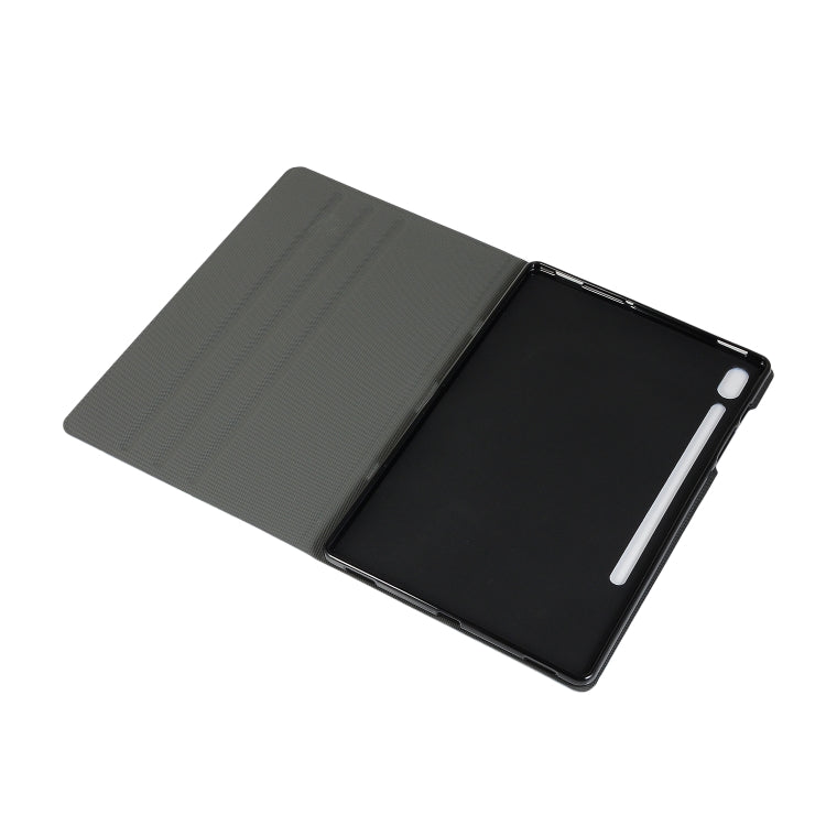 For Samsung Galaxy Tab S8+ / Tab S8 Plus /  Tab S7 FE / Tab S7+ / T970 Fabric Texture Horizontal Flip PU Leather Case with Holder