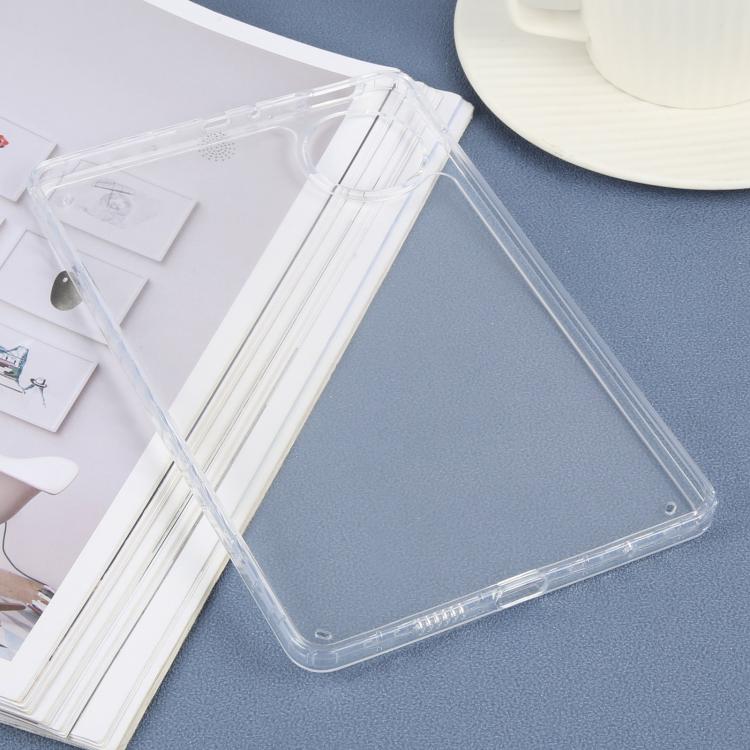 For Huawei MatePad Mini 2025 Color TPU Hybrid Clear Acrylic Tablet Case