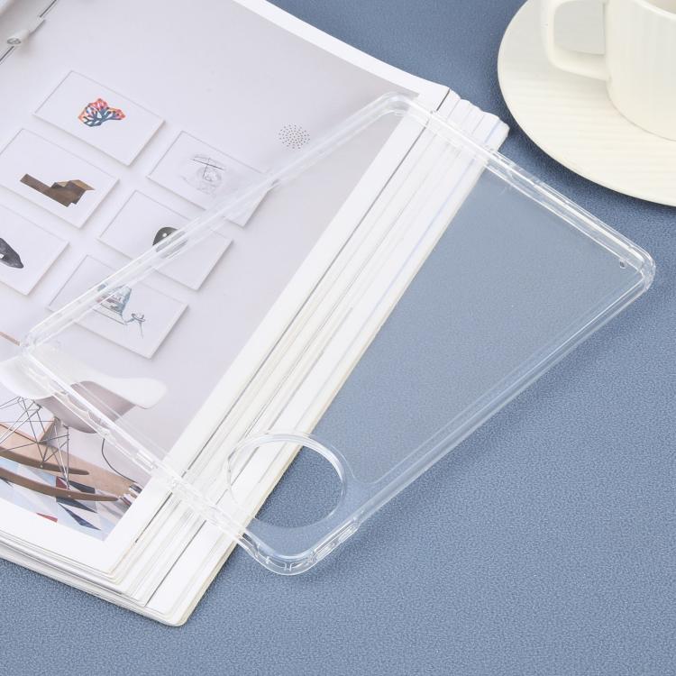 For Huawei MatePad Mini 2025 Color TPU Hybrid Clear Acrylic Tablet Case