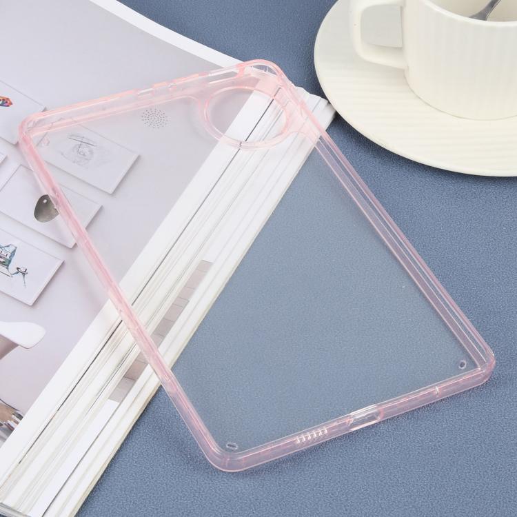For Huawei MatePad Mini 2025 Color TPU Hybrid Clear Acrylic Tablet Case