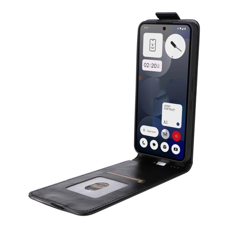 For Nothing Phone 3a Magnetic Vertical Flip Leather Phone Case with Buckle