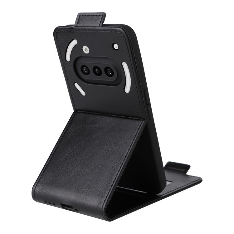 For Nothing Phone 3a Magnetic Vertical Flip Leather Phone Case with Buckle