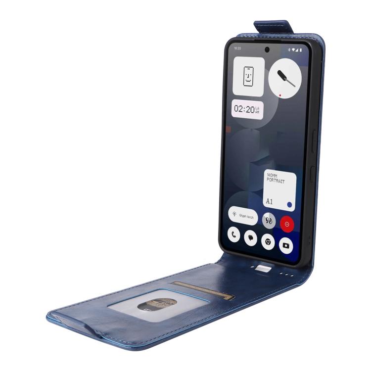 For Nothing Phone 3a Magnetic Vertical Flip Leather Phone Case with Buckle