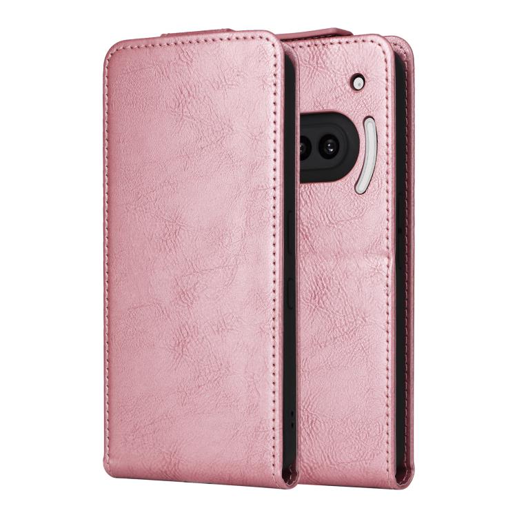 For Nothing Phone 3a Magnetic Vertical Flip Leather Phone Case with Buckle
