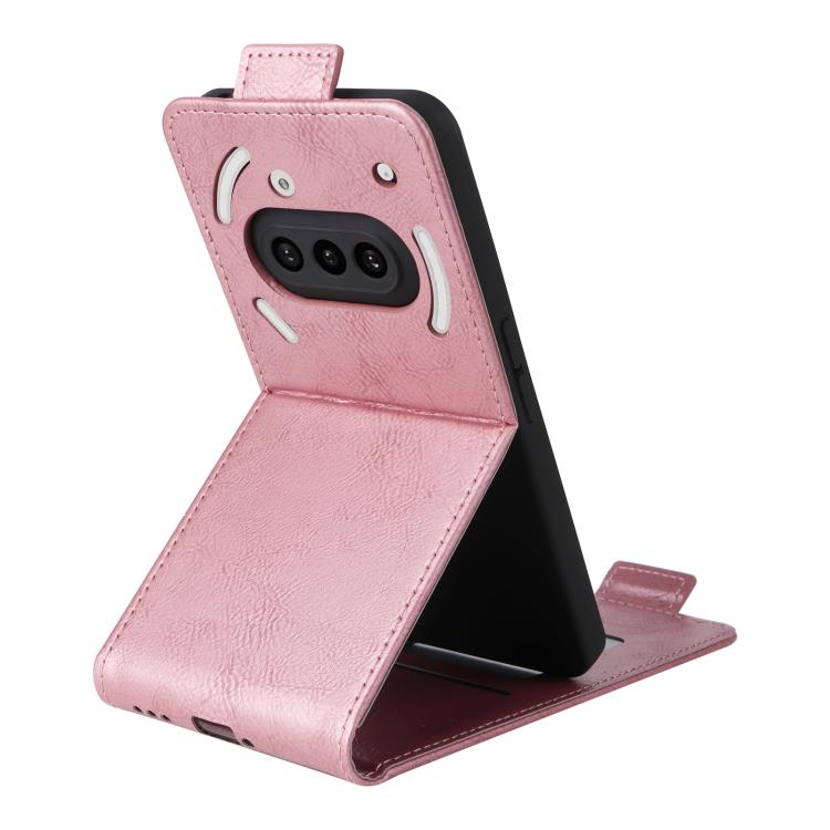 For Nothing Phone 3a Magnetic Vertical Flip Leather Phone Case with Buckle